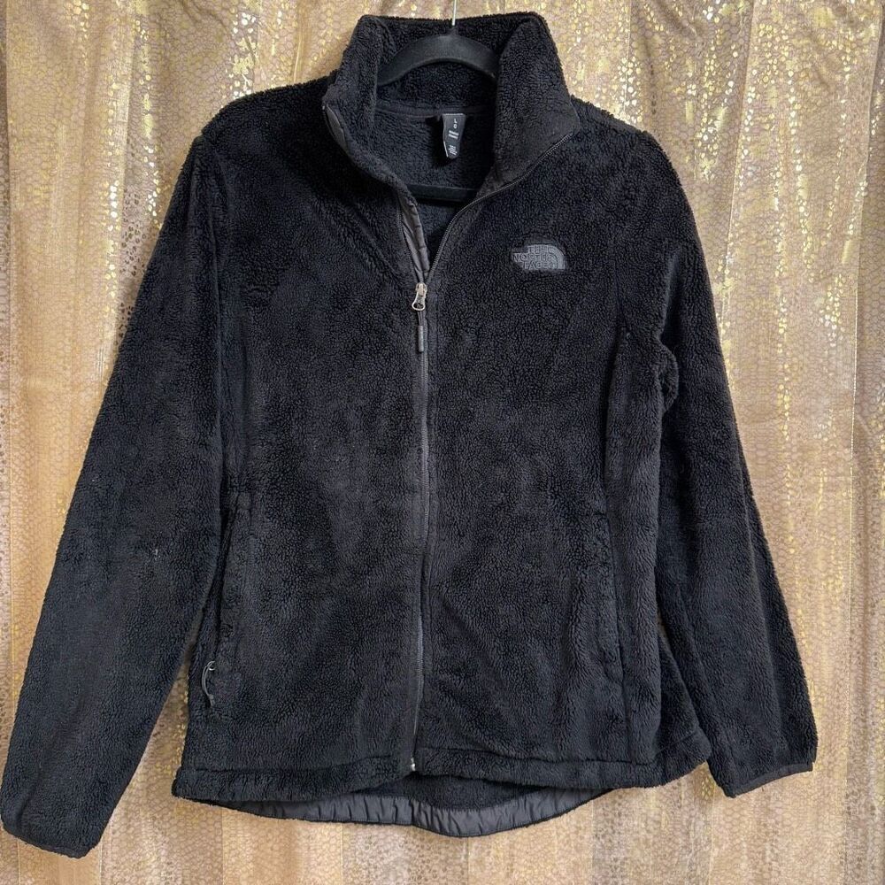 The North‎ Face Black Fleece Osito Womens Zip Up Sweater Large